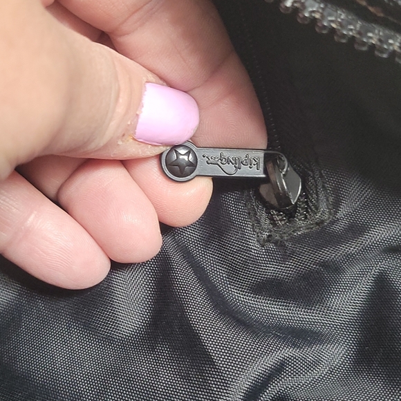 Kipling Rustria shopping bag purse python pattern - Picture 9 of 14